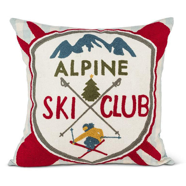Abbott Square Alpine Ski Club Pillow