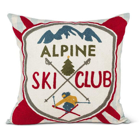 Abbott Square Alpine Ski Club Pillow