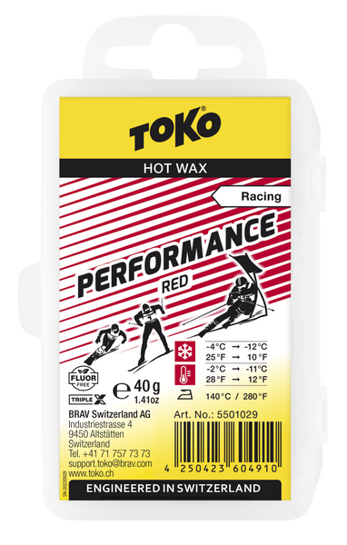Toko Performance Hot Wax red 40g