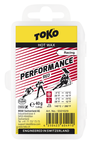 Toko Performance Hot Wax red 40g