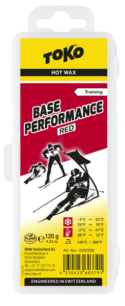 Toko Base Performance Hot Wax red 120g