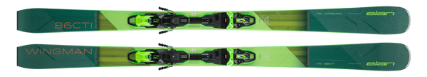 Elan Wingman 86 CTI FX Ski with EMX 12 GW Binding