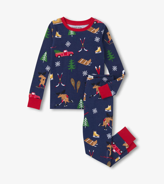 Hatley (26) Kids Winter Cabin Pajama Set