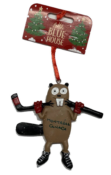 Little Blue House - Holiday Ornament