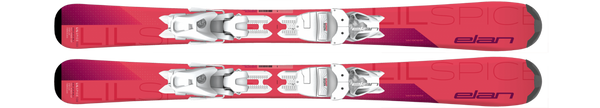 Elan Lil Spice QS Jr Ski with EL 4.5 Binding