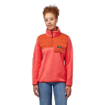 Kombi Nuuk Women Quarter Zip Fleece Pullover