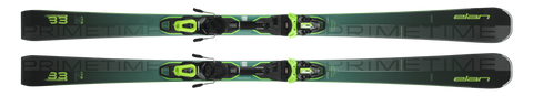 Elan Primetime 33 FX Ski with EM 11 FX Binding