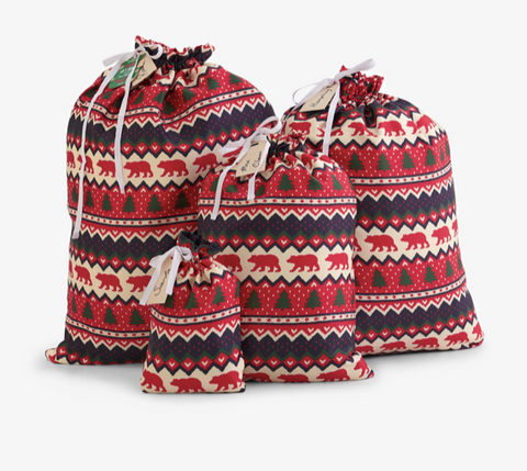 Little Blue House - Reusable Gift Bag Set