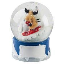 Little Blue House Snow Globes