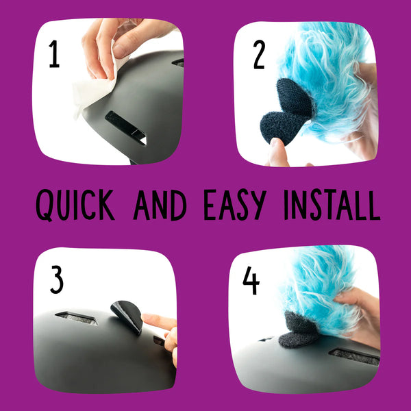 Feli the Lynx Helmet Ears/Covers Accessory in Blue