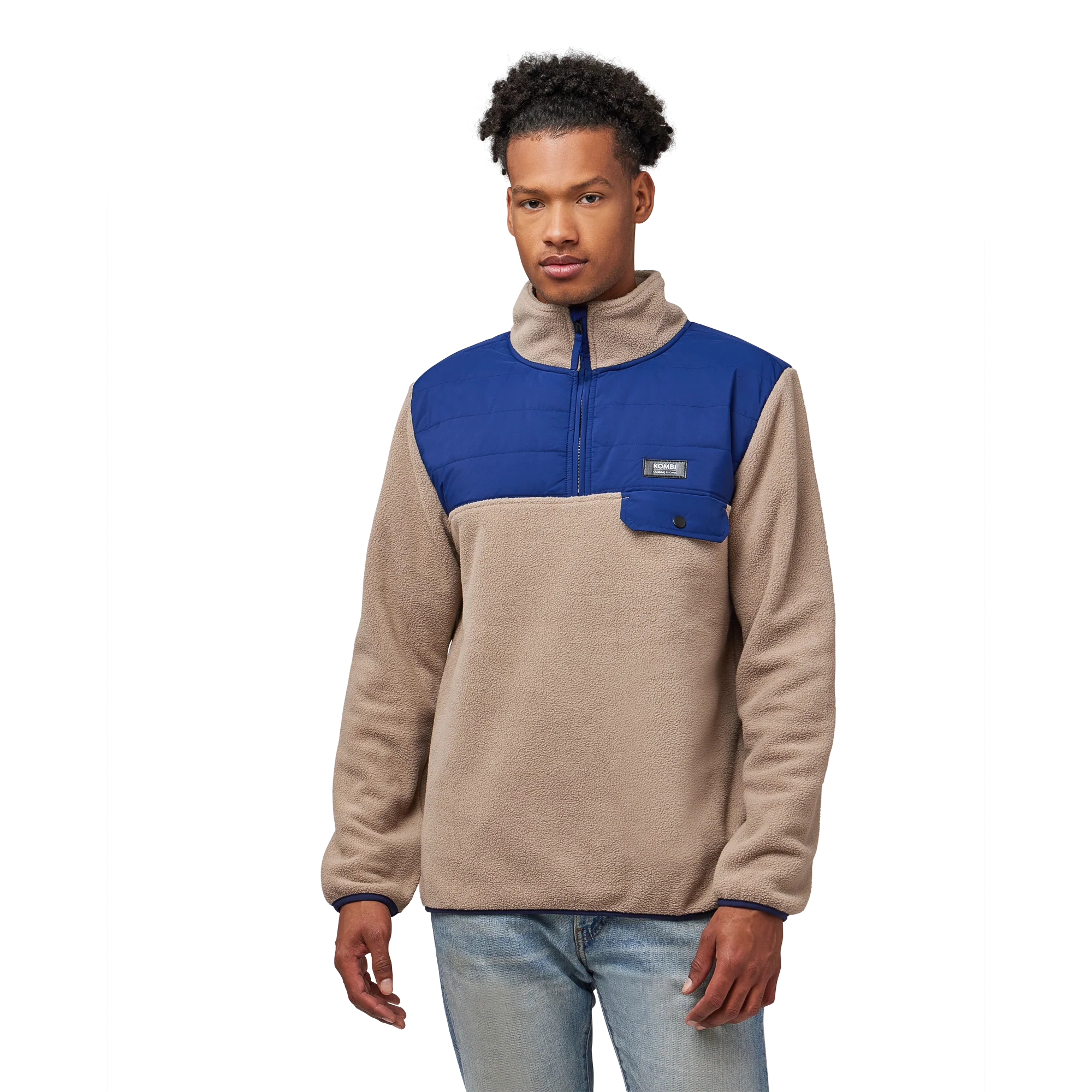 Kombi Nuuk Mens Quarter Zip Fleece Pullover