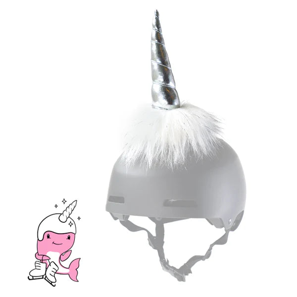 Tuga the Narwhal Helmet Unicorn Accessory