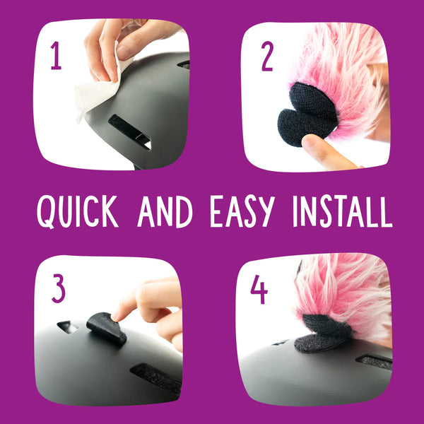 Feli the Lynx Helmet Ears/Covers Accessory in Pink