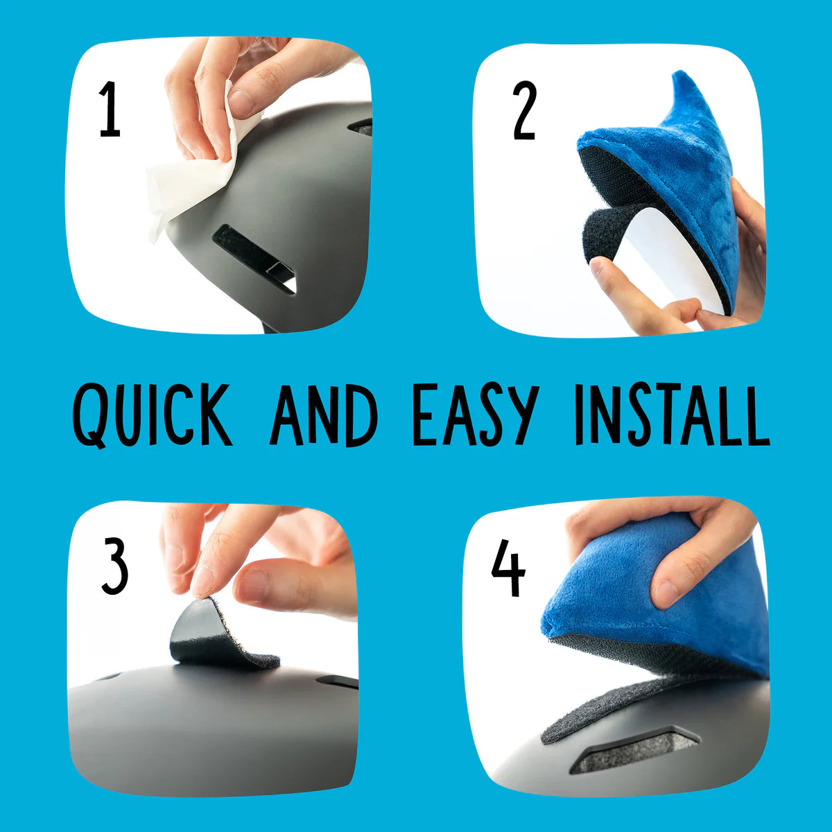 bike helmet shark fin Shaka the Shark Blue Helmet Fin Accessory