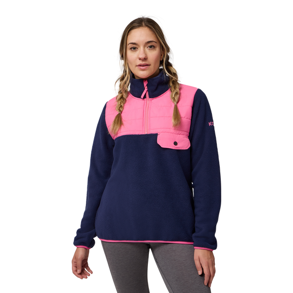 Kombi Nuuk Women Quarter Zip Fleece Pullover
