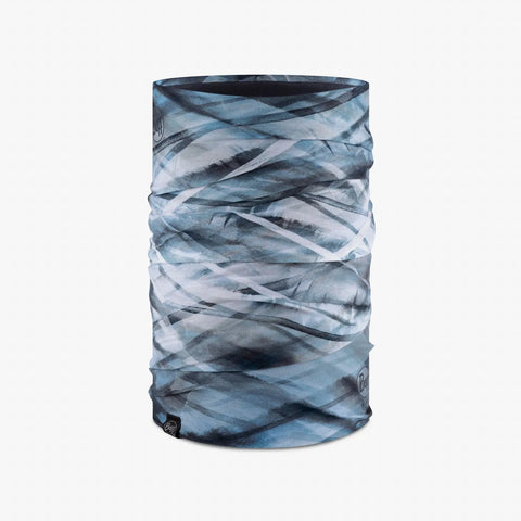 Buff Polar Reversible Neck Tube - Steel Blue