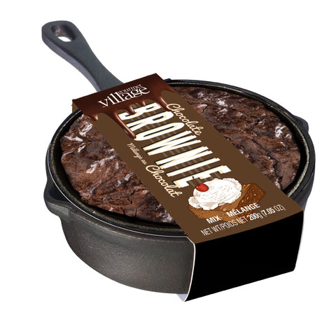 Gourmet Du Village Skillet 6.3" Chocolate Brownie