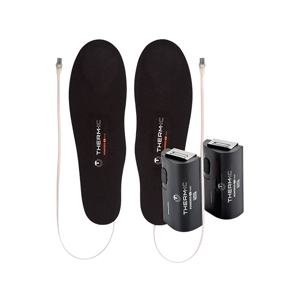 Enjoy winter exercise to the full with the Therm-ic Insoles Set.