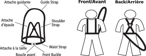 Kuu Kids Ski Harness