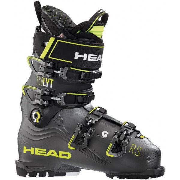 The Head Nexo Lyt 130 RS is a very sporty, rigid ski boot for the advanced and expert skier.