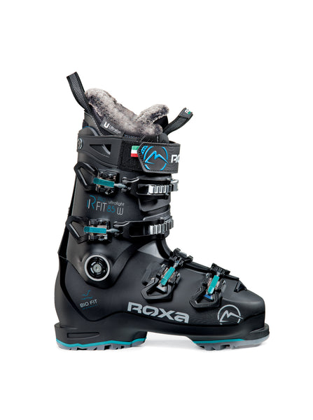 The R/Fit Pro W 85 is a women’s specific all mountain model for advanced level skiers who seek high performance and control to ski anywhere on the mountain. 