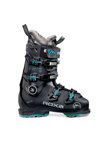 The R/Fit Pro W 85 is a women’s specific all mountain model for advanced level skiers who seek high performance and control to ski anywhere on the mountain. 
