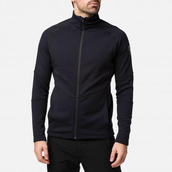 The Rossignol men's Classique Clim Jacket layers under a ski shell for extra insulation on cold or stormy days at the mountain. 