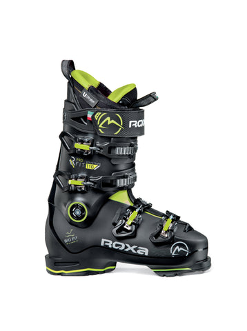 The R/Fit Pro 110 is for high performance advanced level skiers who seek precision and control to ski anywhere on the mountain. With a 110 flex and 100-102 mm BioFit last, advanced skiers should take note.