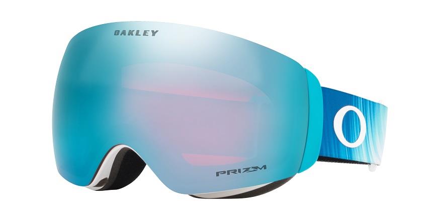 Oakley Flight Deck XM in Mikaela Shiffrin Aurora Blue Goggles with Prizm  Snow Sapphire Iridium Lens