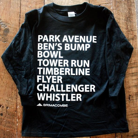 Brimacombe Junior Run Names Long Sleeve T-Shirt