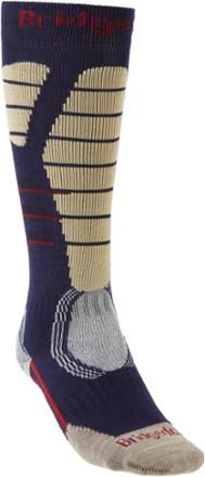 Friction-free zones on heels and tops of ankles make it easier to slide into your boots.