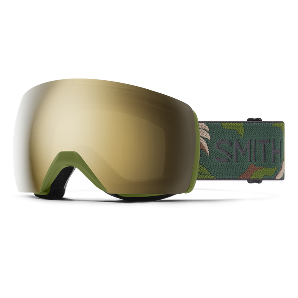 Olive Plant Camo + ChromaPop Sun Black Gold Mirror Lens