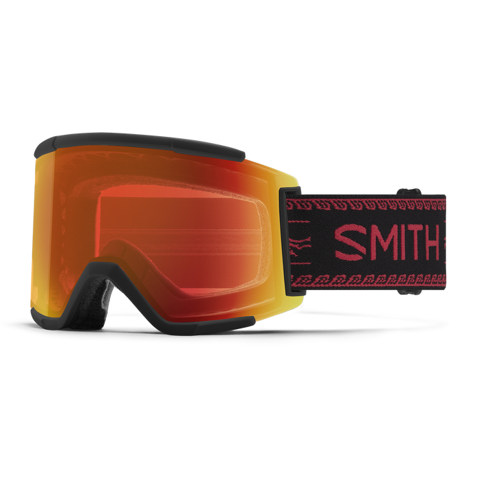 SQUAD XL ChromaPop ゴーグル sun red Smith Squad XL Goggles | Slopeside Skis & Boards