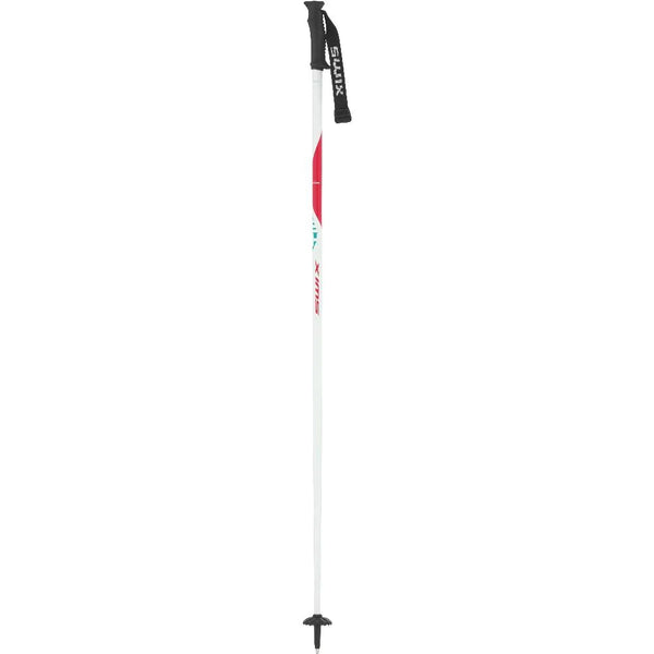 Aluminum pole with functional components such as the ergonomically designed handle and basket for various conditions.